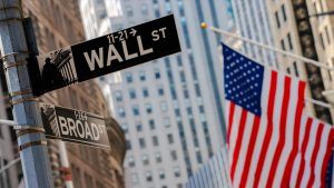 Blick auf die Wall Street