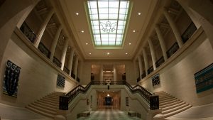 Das Atrium der Federal Reserve Bank in Washington DC